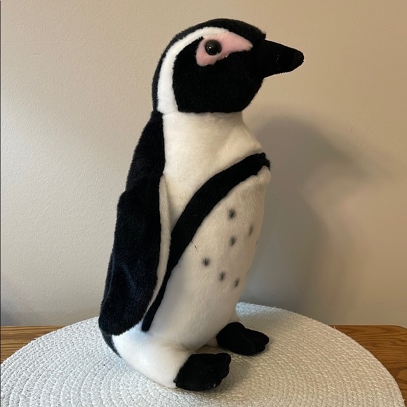 Destination Nation Black and White Stuffed Cuddles Penguin Toy 12” - Picture 1 of 16